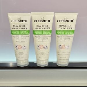 Curlsmith Frizz Rescue Finishing Serum Travel Size Bundle 2.5 oz (74 ml) Each NW